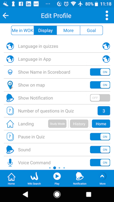 WMA Voice Settings 181109